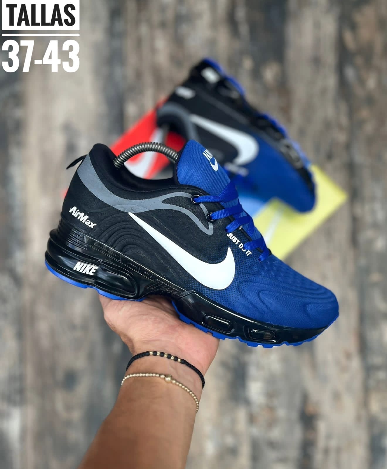 Nike Air Max Just do It color NegroAzul